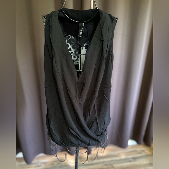 Bobi Los Angeles crisscross Sleeveless Blouse​​ - Picture 1 of 4